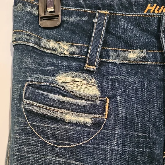 Hudson Jeans Blue Flare Wide Leg Denim - Picture 4 of 11